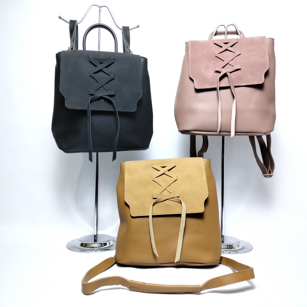 Tas Multifungsi Bisa Ransel Jinjing Selempang Backpack Wanita Import 839