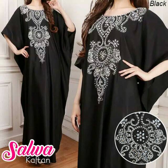 Kaftan salwa payet ld 140 pjg 138 , bahan valvet