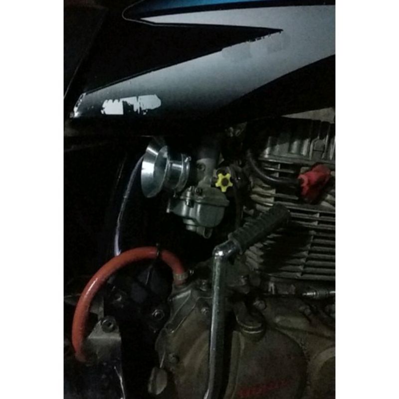 TERMURAH CORONG KARBU PE 28 PWK PWL ALUMINIUM ANTI KARAT UNIVERSAL BIASA SEMUA MOTOR PAKAI PE28