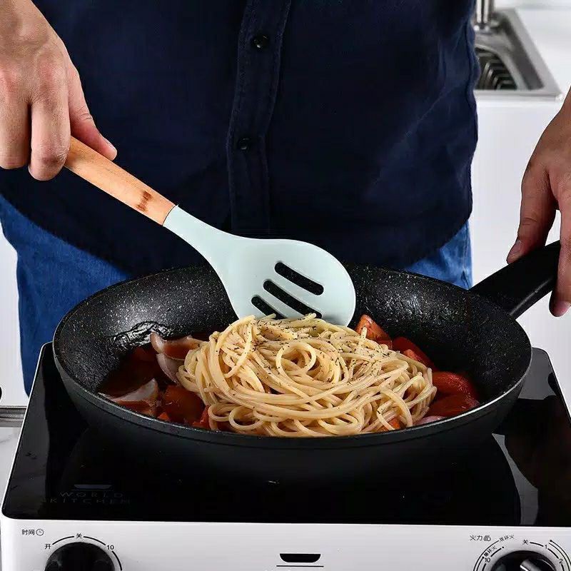 Peralatan Masak Sutil Silikon - Silicon Cooking Utensil isi 11