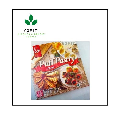 

Y2fit PUFF PASTRY SHEET EDO 750 GR - HALAL BAHAN BAKING FROZEN UNBAKED PREMIUM