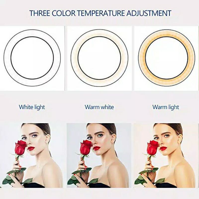 LED ringlight mini 26cm 10inch for makeup vlog youtube