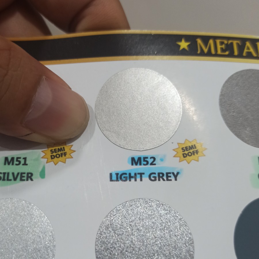 SAPPORO ULTIMATE M52 LIGHT GREY Abu Abu Cat Semprot Pilox Pylox