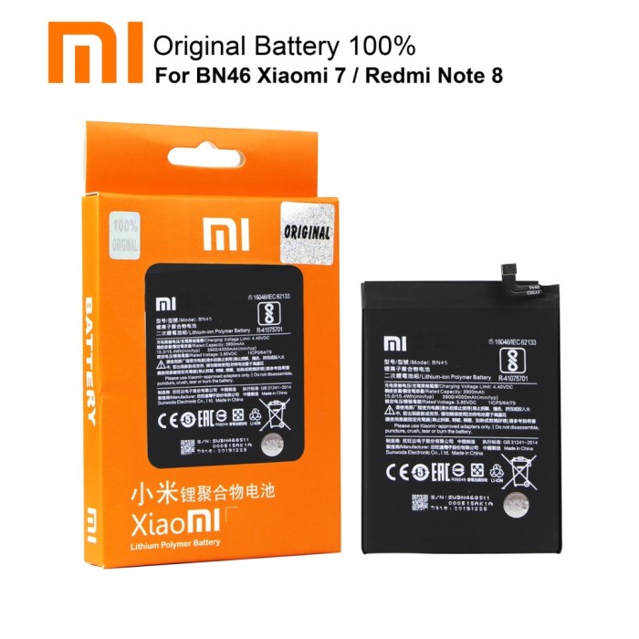 Baterai Battery Xiaomi Redmi 7 BN46 -Batre BN 46 note 8 Redmi 7 Batre
