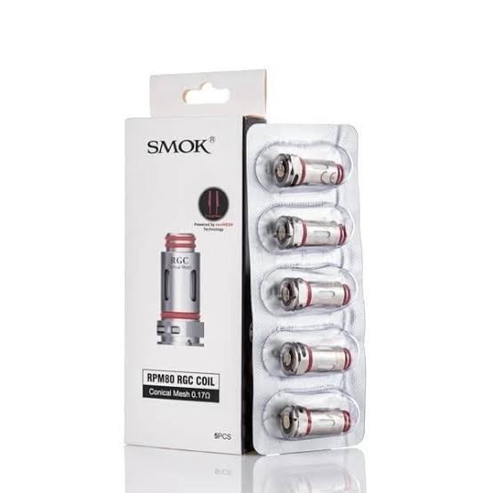 COIL SMOK RPM80 RGC MESH 0.17 OHM RPM 80 AUTHENTIC ISI 5 PCS