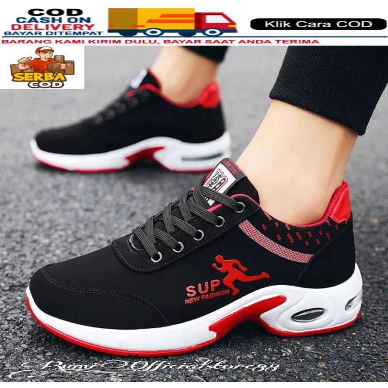 TmO - 8.8 Sale Sepatu pria fashion sneakers tali kekinian trendy Running