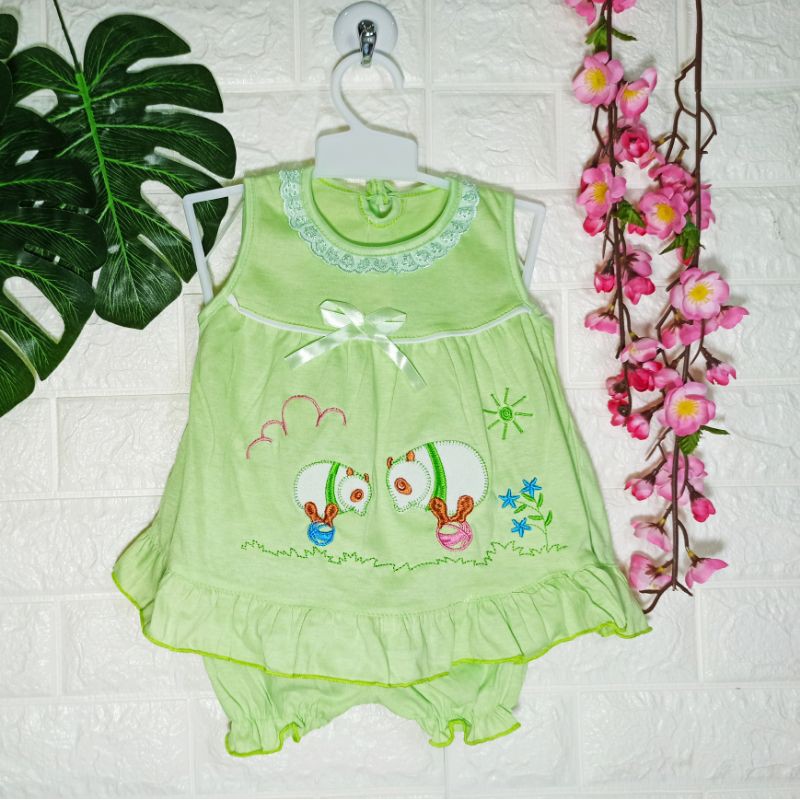 Ss#1006 Pakaian Anak Perempuan Size 2-10bulan / Baju Anak Lucu / Dress Bayi Perempuan