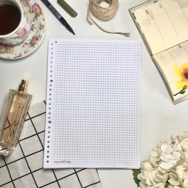 

LOOSE LEAF REFILL ISI BINDER B5 GRID/DOTTED MYSTUFF.MLG