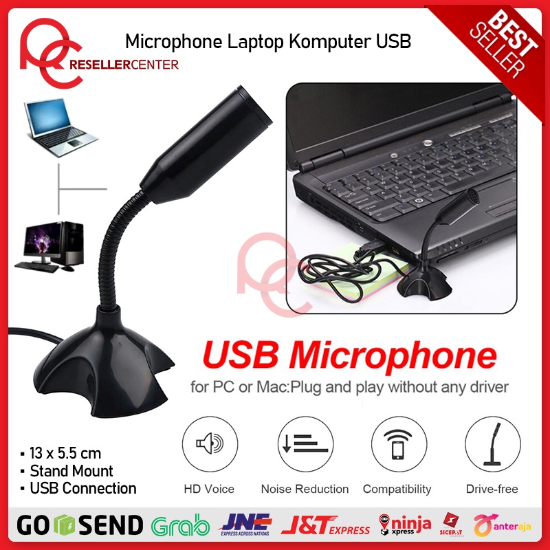 Jual [MIC LAPTOP] KEBIDU Microphone Laptop Komputer USB / Microphone PC ...