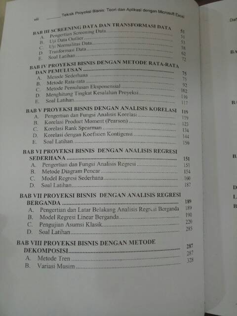 Teknik Proyeksi Bisnis Teori Dan Aplikasi Dengan Microsoft Excel Suliyanto Se M Si Shopee Indonesia