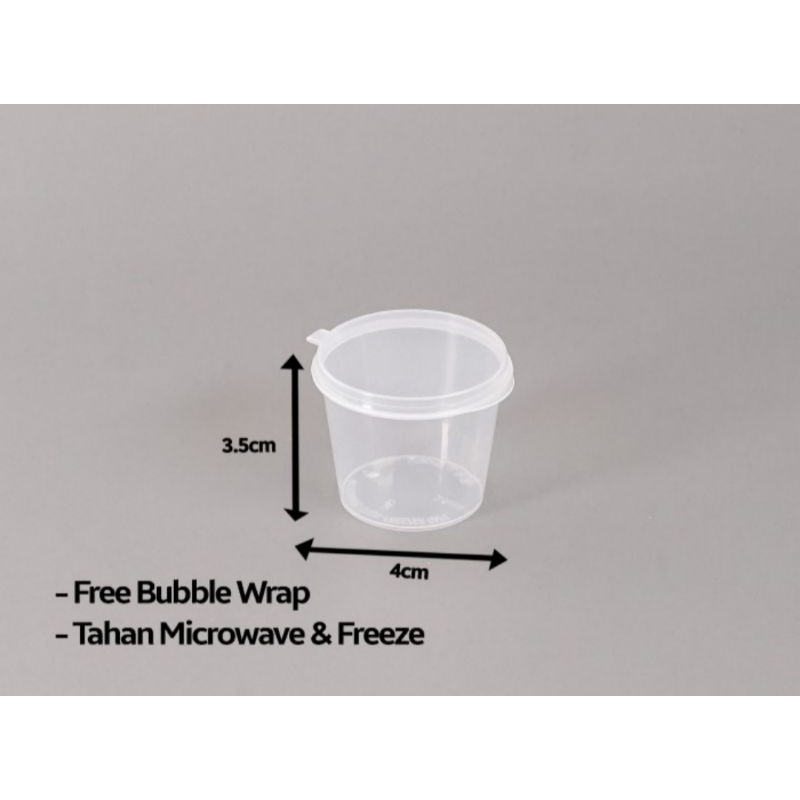 Cup Saus 25ml Cup Sambal 25ml Thinwall Cup Saus Sambal 25ml Tempat Saos Sambal 25ml