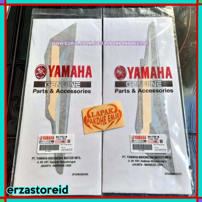 STRIPING RX KING 2005 BIRU YAMAHA ORIGINAL STICKER STIKER RX KING 2005 TANGKI N BOK SAMPING TUTUP