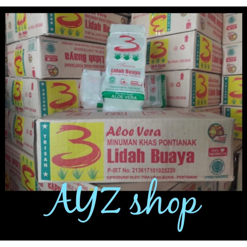 1 dus Minuman Lidah Buaya Pontianak TRISAN bukan triple via GOJEK