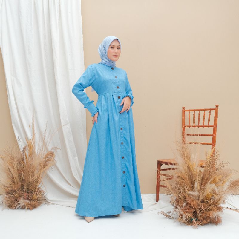 Gamis terbaru | Aulia series | Gamis polos | katun madinah