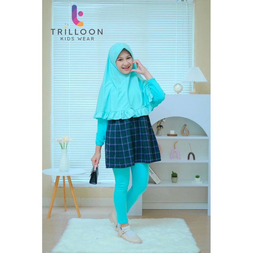 Setelan anak Flanel Set Muslimah By Trilloon