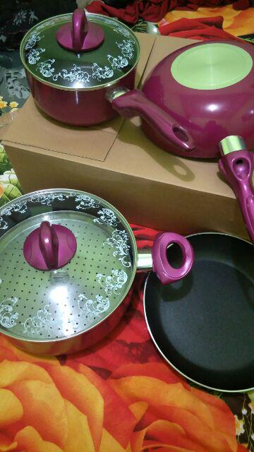 (gosend Only) Panci Set Panci Set Supra Panci Supra Set 7 Panci Supra 7 Pcs Panci Set Supra 7pcs