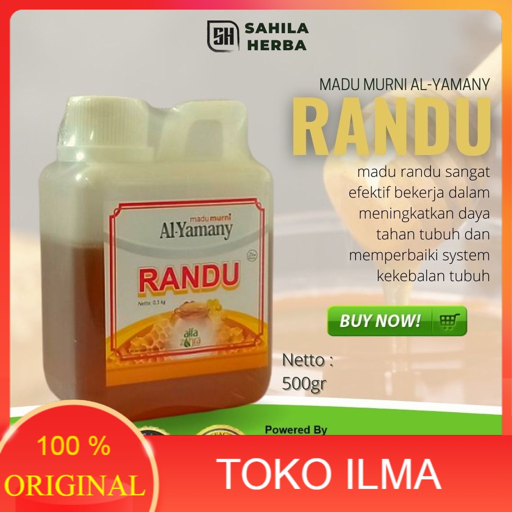 

Al-Yamany Madu murni randu Al-Yamani madu original 500gr ORIGINAL