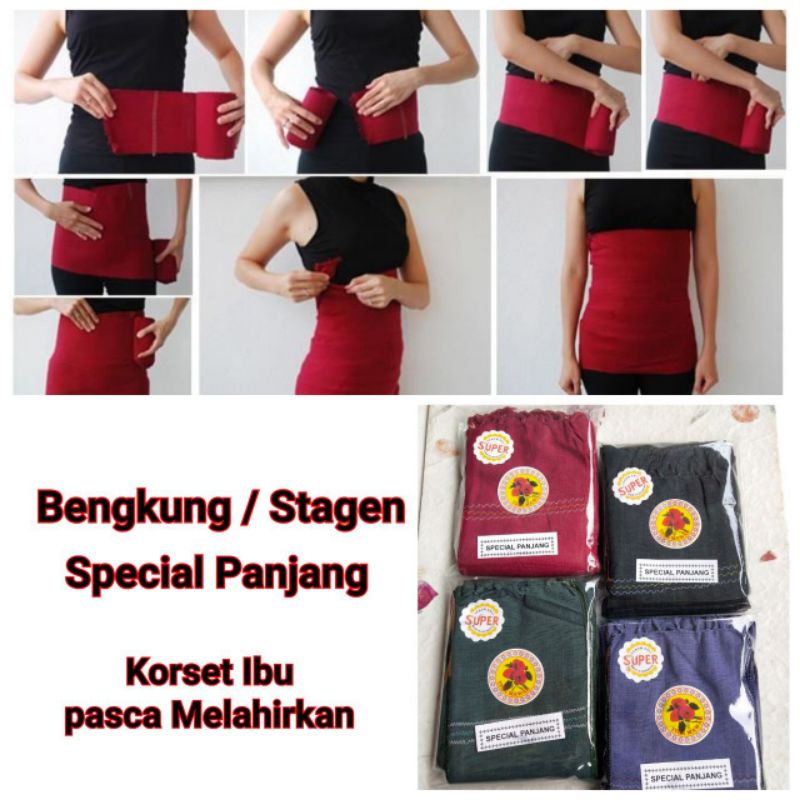 Bengkung / Stagen ibu  / Korset ibu Pasca Melahirkan / kain lilit untuk ibu pasca melahirkan