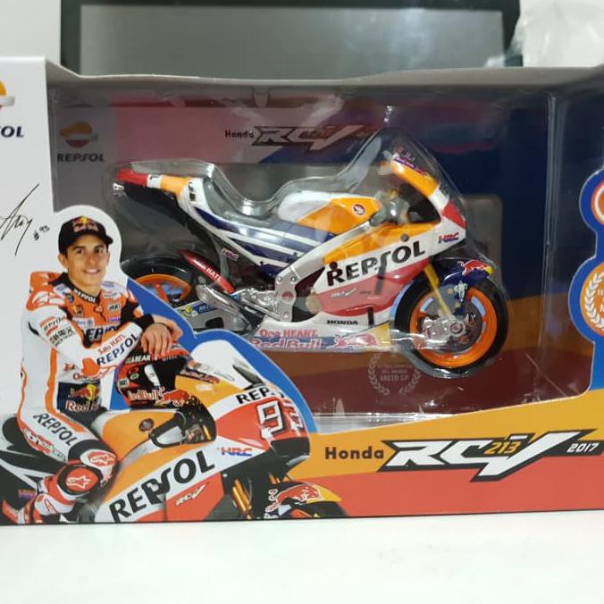 Diecast Miniatur Maisto Honda Motogp Rc213V Repsol Marc Marquez 1:18 - Termurah 