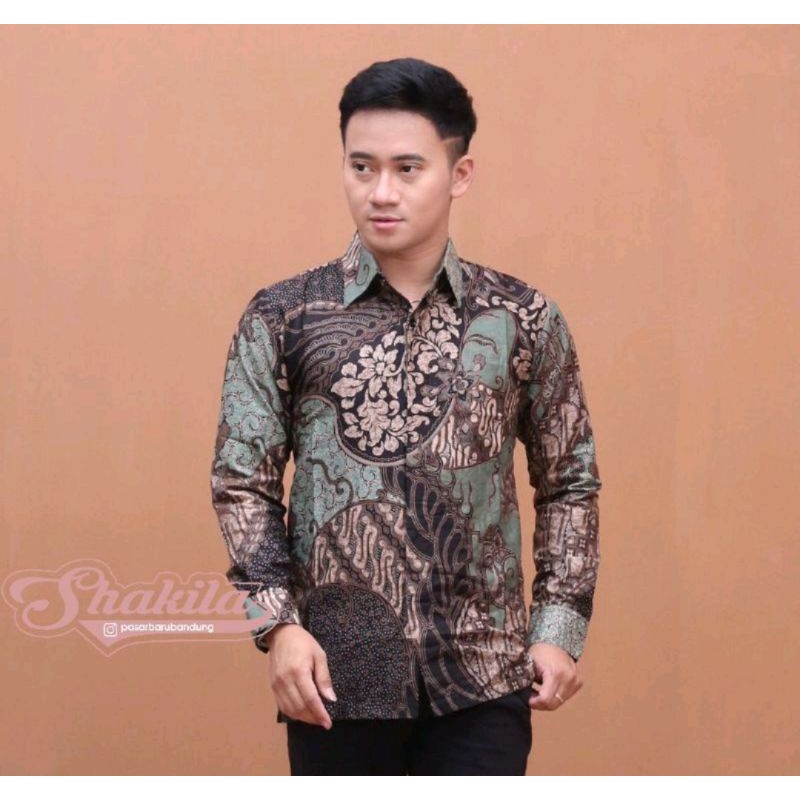 KEMEJA BATIK PRIA FOURING KATUN PREMIUM FULL M L XL XXL XXXL KOMPLITE MURAH MOTIF MODERN PRIA KANTOR PESTA