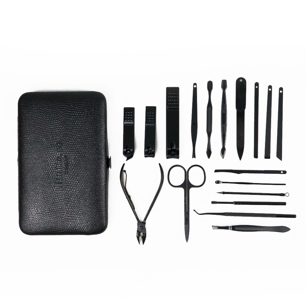 SET MANICURE PEDICURE GUNTING KUKU NAIL ART SET 18 IN 1