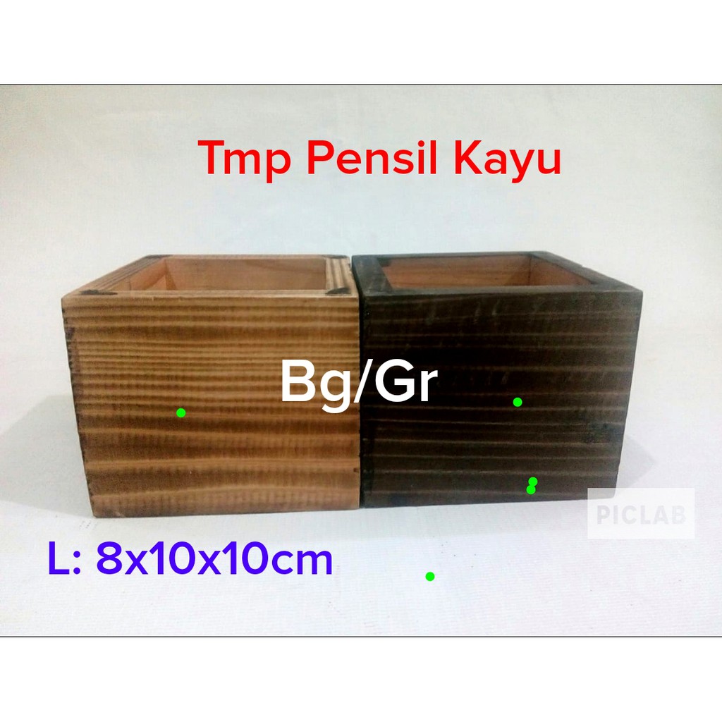 

Tempat Pensil Kayu Jatilanda Hitam