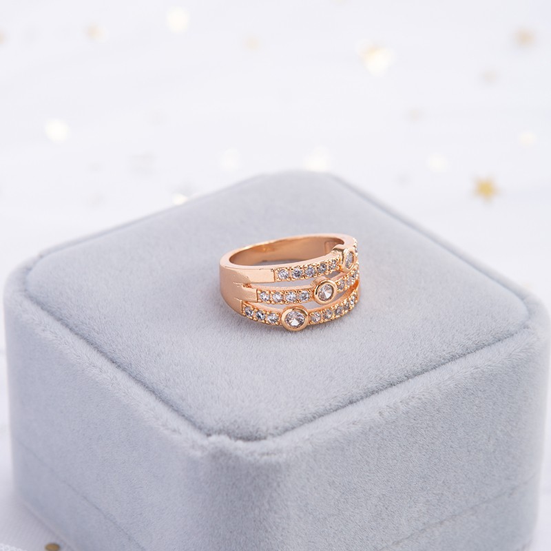 [✅COD] A-77 Cincin Xuping Asli Zirkon Perhiasan Cincin Kawin Xuping Emas-1