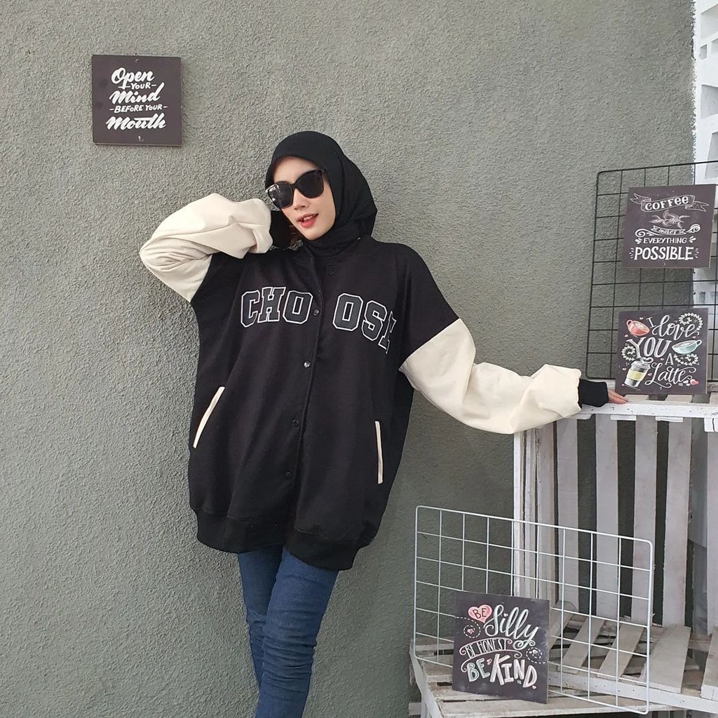 MVP - Choose Baseball Oversize - Jaket Baseball Oversize