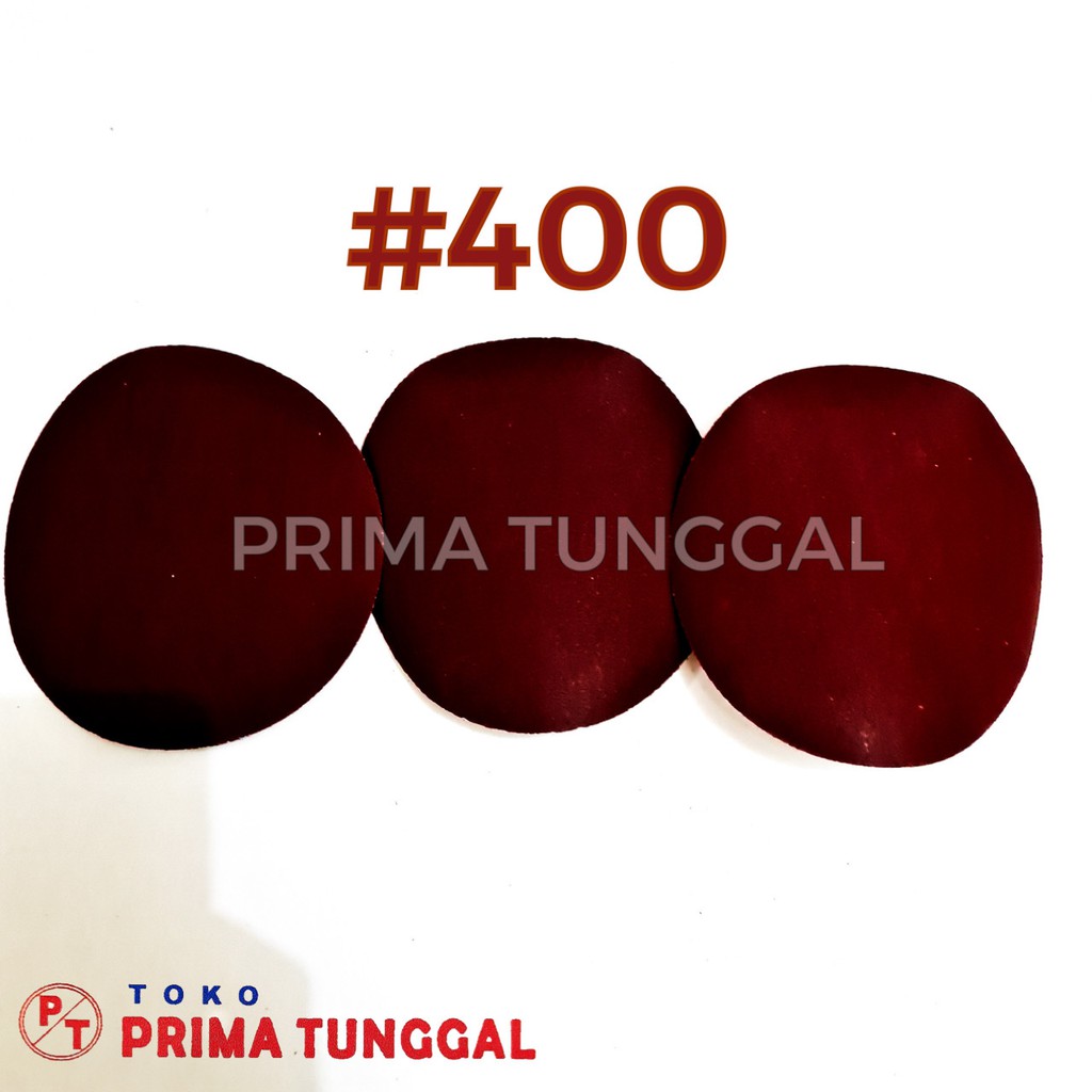 Amplas Bulat Lembaran Amplas Velcro Amplas Tempel 4" inch Grit 400