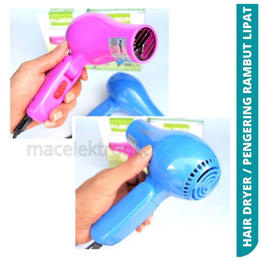 Hair Dryer FLECO Lipat 258 350w / Alat Pengering Rambut 350watt