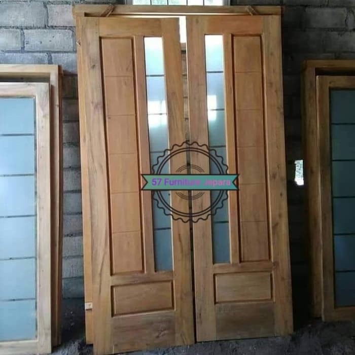 pintu minimalis kaca