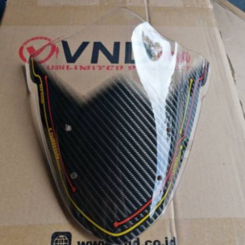 Visor Ninja R Winshield Ninja 150 R Karbon Merk VND Original