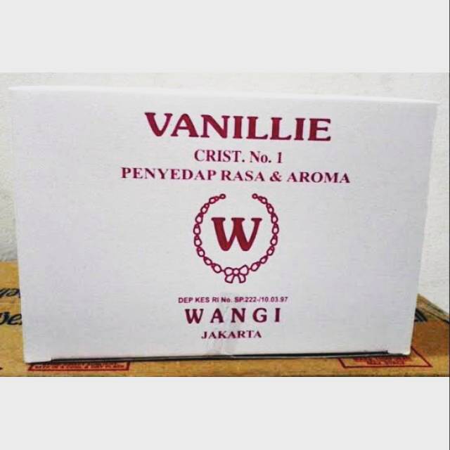 

Vanillie W Christ No.1 Penyedap Rasa Dan Aroma / Vanili W