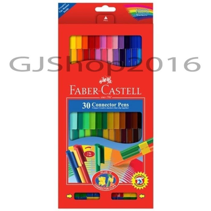 

Buruan Connector Pen Faber Castell / Spidol Warna Isi 30 Promo
