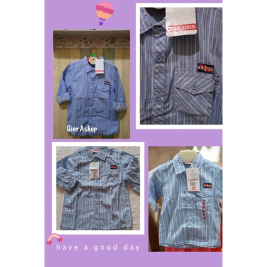 Kemeja panjang anak laki laki cool kids popeye lee cooper