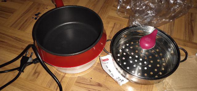 Multifungsi Electric Fry Pan Panci Listrik Lapisan Keramik New (random)