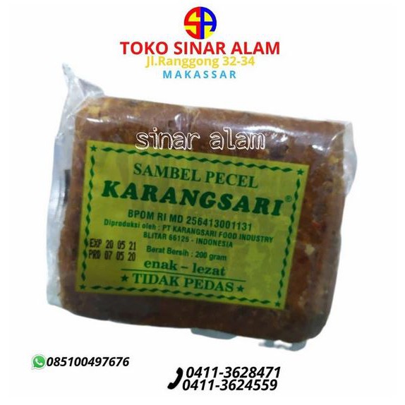 

Sambel Pecel Karangsari 200 gr/sambal pecal