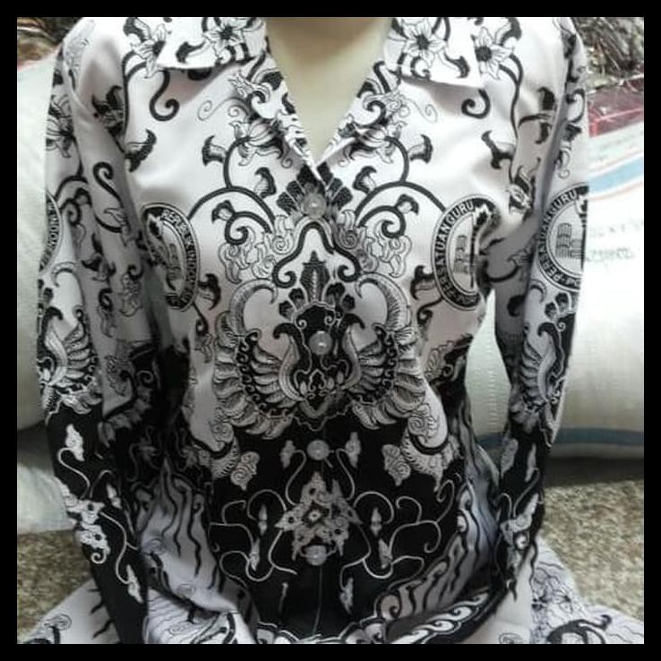 Jual Keren Batik Pgri / Baju Pgri / Seragam Pgri - Putih, S | Shopee ...