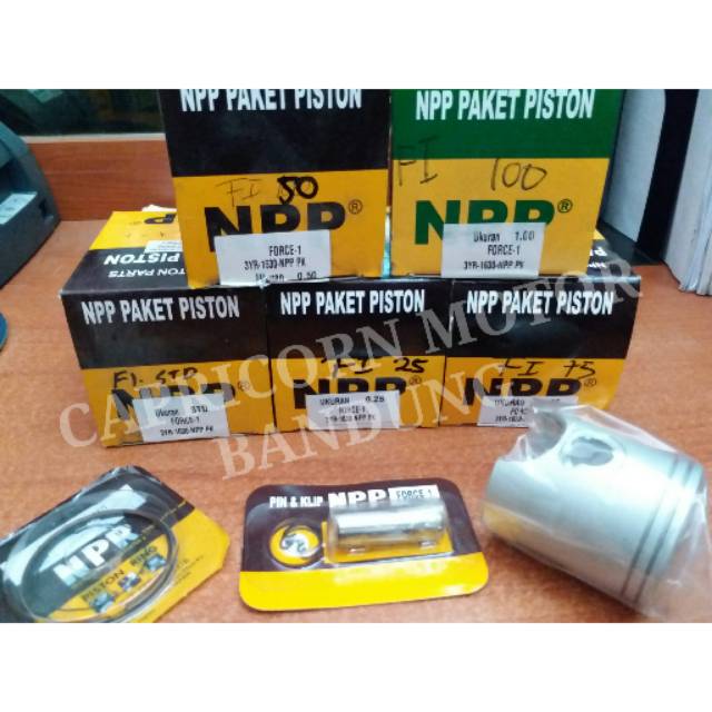 Piston Kit F1ZR FORCE 1 NPP oversize STD 25 50 75 100