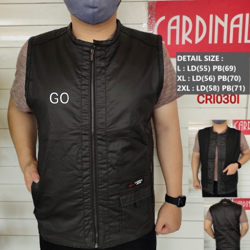 BB CARDINAL ROMPI PARASUT Men Casual Vest Cotton Pakaian Pria Outdoor Distro Original