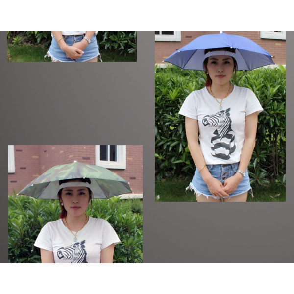 Payung kepala/payung Anti UV/payung serbaguna untuk anak atau dewasa/payung umbrella import/Payung Topi / Topi Payung Kepala hujan simple tanpa gagang MURAH