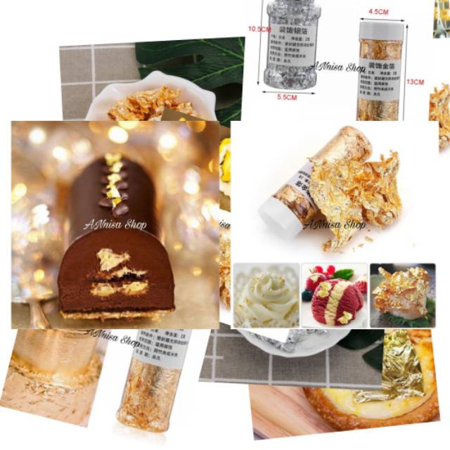 

Edhible Foil atau kertas foil untuk cake