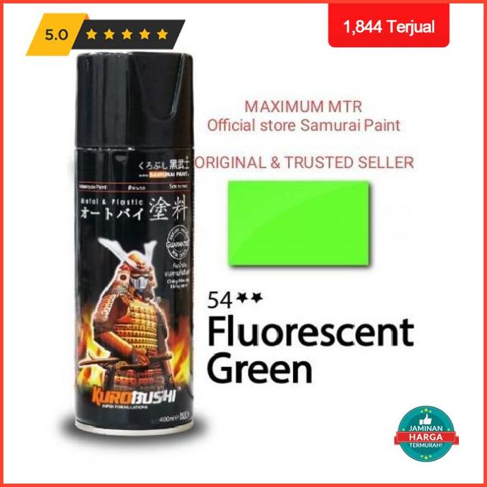 

Puncak Promo Samurai Paint/Hijau Stabilo-Fluoroscent Green 54**-Cat Semprot Aersol Termurah