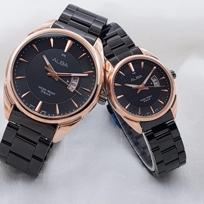 Hot Sell.. Jam Tangan ALBA Couple Anti air || Bisa Beli Satuan (AB 001)