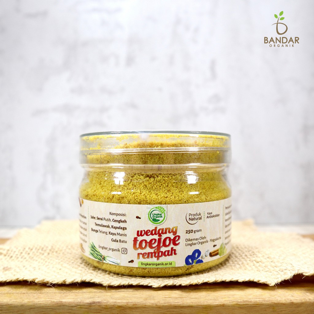 

Wedang Jahe Toejoe Rempah Natural 250gr - Lingkar Organik