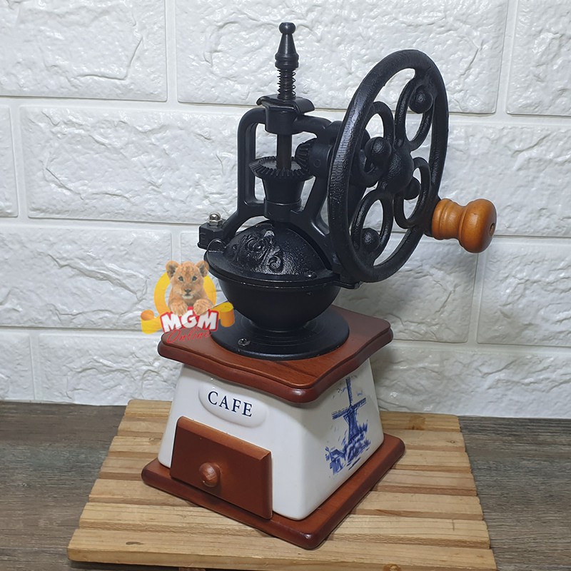 Gilingan Kopi manual motif Holland Mill Manual Coffee Grinder TINGGI