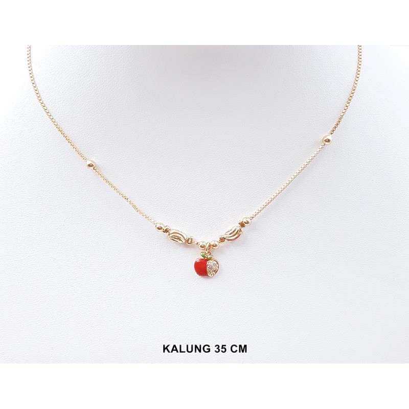 Kalung Anak Lapis Emas Red Apple