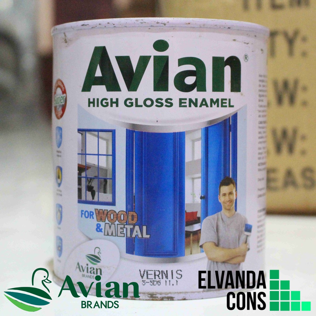 AVIAN Cat Vernis Kayu/Pernis Bening/Finishing Clear 1 kg (900 cc)