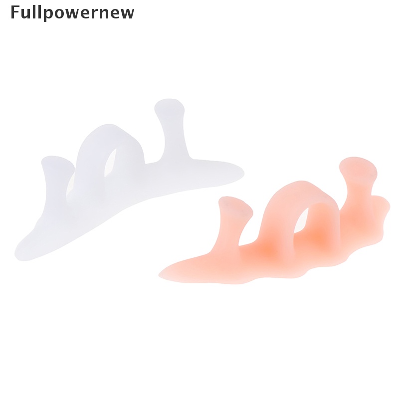 [FULL] 1Pair Silicone Gel Bunion Toe Corrector Orthotics Straightener Separator Pain