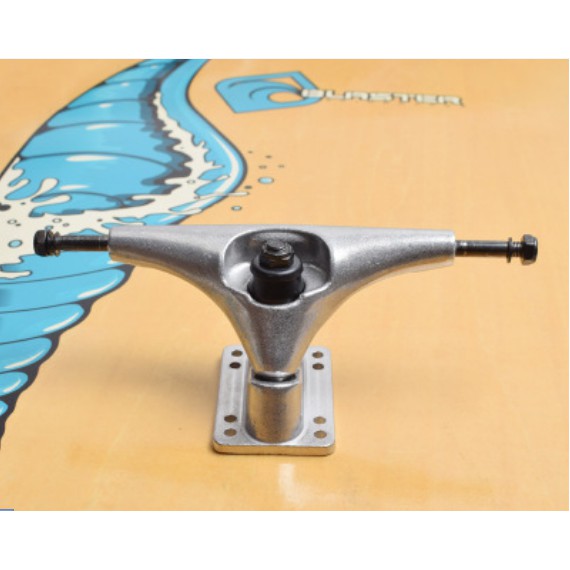 2pcs truck CARVER CX4 Warna Silverhitam Dengan Baut Untuk skateboard